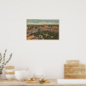 Jacksonville, Florida - Aerial View of Hemming ポスター (キッチン)