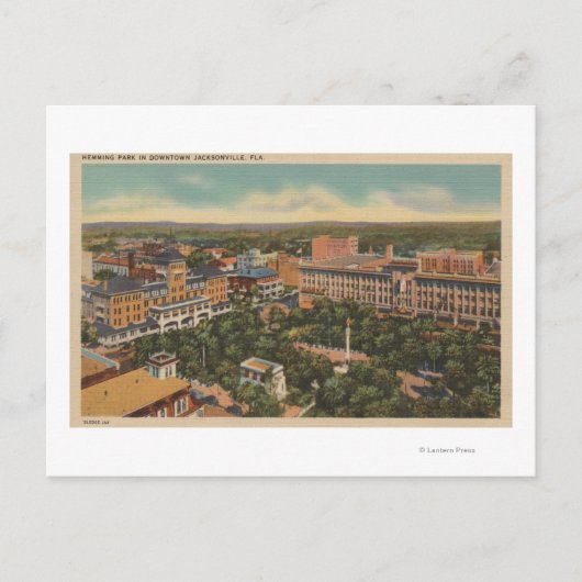 Jacksonville, Florida - Aerial View of Hemming ポストカード (正面)