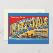 Jacksonville Florida Greetings Postcard ポストカード (正面/裏面)
