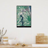 Jacksonville, Florida Satelliteポスター ポスター (キッチン)