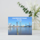 Jacksonville, Florida Skylineはがき ポストカード (スタンド正面)