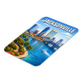 Jacksonville Florida Travel マグネット (左側)