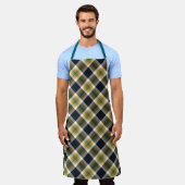 Jacksonville Football Plaid Apron エプロン (着用した状態)