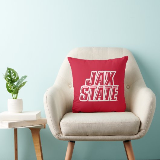 Jacksonville State University JAX STATE ロゴ クッション (椅子)