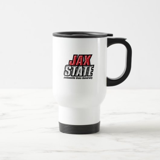 Jacksonville State University JAX STATE ロゴ トラベルマグ (右)