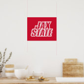 Jacksonville State University JAX STATE ロゴ ポスター (キッチン)