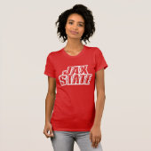 Jacksonville State University JAX STATE ロゴ 4 Tシャツ (正面フル)