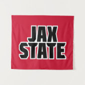 Jacksonville State University JAX STATE 太字テキスト タペストリー (正面(横))