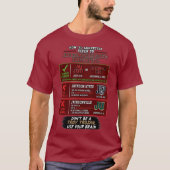 Jacksonville State University Reference Guide レッド Tシャツ (正面)