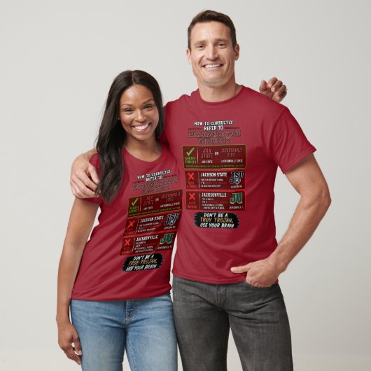 Jacksonville State University Reference Guide レッド Tシャツ (ユニセックス)