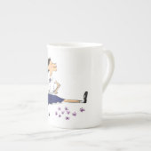 Jackstoneの女の子 ボーンチャイナマグカップ (正面右)