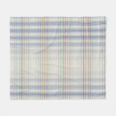 Jackuard Knitting Pattern  フリースブランケット (正面(横))