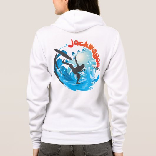 JackWagonのフード付v2 パーカ (裏面)