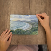 Jaco Beach Costa Rica Watercolor Postcard 招待状