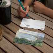 Jaco Beach Costa Rica Watercolor Postcard 招待状