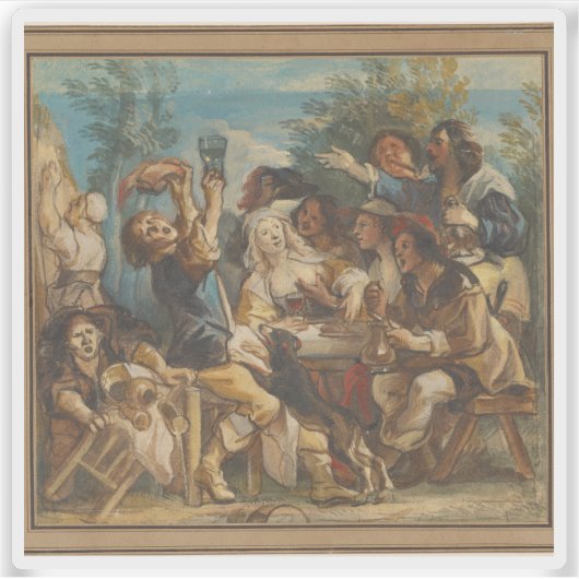 Jacob Jordaens – 会社メリー シール (正面)