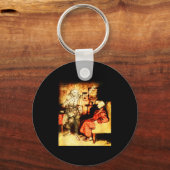 Jacob Marley Ghost Scrooge Bah Humbug Christmas Ca キーホルダー (正面)