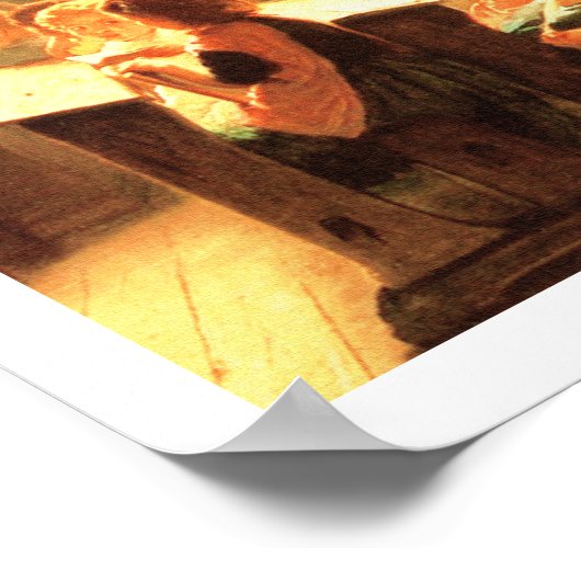 Jacob Taanmanによる絵画旧教室の風景 ポスター (角)