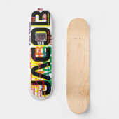 JACOB VAN JMT 7 3/4"スケートボードデッキ スケートボード (正面)