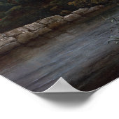 Jacob van Ruisdael Two Watermills ポスター (角)