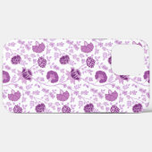 Jacobeanフローラ繰り返しパターンのピン（白） Case-Mate iPhoneケース (裏面 (横))