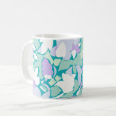 Jacobean Collage コーヒーマグカップ (正面左)