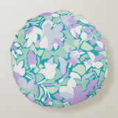 Jacobean Collage ラウンドクッション (裏面)