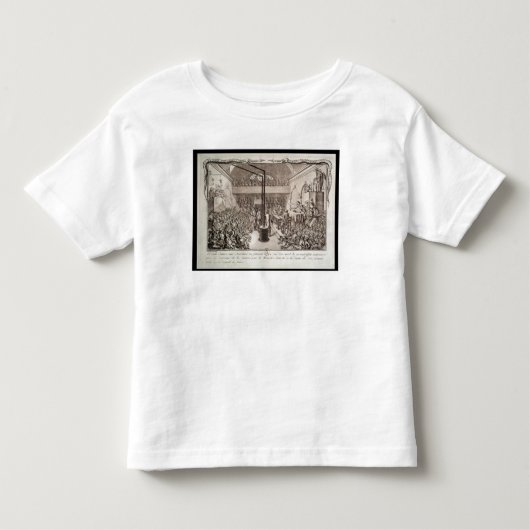 Jacobinクラブの会合、1792年1月 トドラーTシャツ (正面)