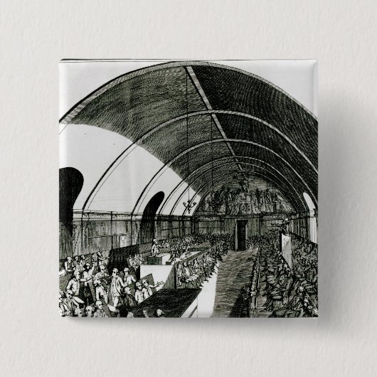 Jacobinクラブ1791年の会合 缶バッジ (正面)