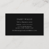 Jacobin Hummingbird名刺 名刺 (裏面)