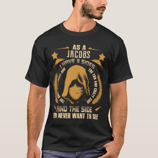 JACOBS – 私はあなたが見たことがない3つの側面を持っている Tシャツ (正面)