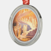 Jacob's Dream By William Blake メタルオーナメント (左)