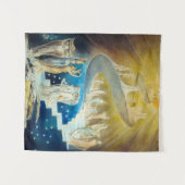 Jacob's Ladder by William Blake タペストリー (正面(横))
