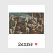 Jacopo Bassano – ウズラの奇跡 シール (シート)