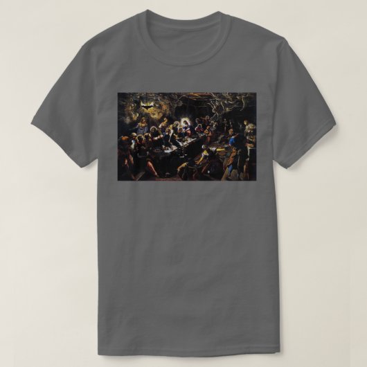 Jacopo Tintoretto最後の夕食のTintoretto Tシャツ (デザイン正面)