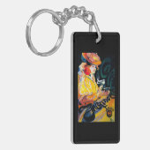 Jacqmotte Caf�のヴィンテージPosterEurope キーホルダー (正面左)