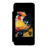 Jacqmotte Caf�のヴィンテージPosterEurope Incipio iPhoneウォレットケース (フォリオ 正面)