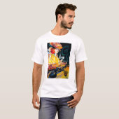 Jacqmotte Caf�のヴィンテージPosterEurope Tシャツ (正面フル)