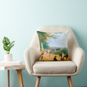 Jacques-Laurentによる風景の中の9つのグレイハウンド クッション (椅子)