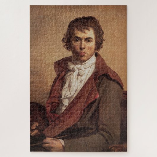Jacques-Louis David:自画像 ジグソーパズル (縦)