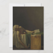 Jacques-Louis David - The Death of Marat 招待状 (正面)