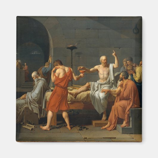 Jacques-Louis David The Death of Socrate マグネット (正面)