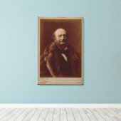 Jacques Offenbach (1819-80)、ドイツの作曲家、ポート キャンバスプリント (インサイチュ (ウッドフロア))