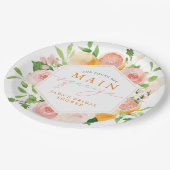 JADAシトラスフルーツメインスクイーズブライダルシャワー ペーパープレート (アングル)