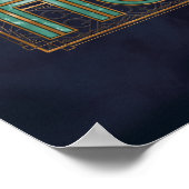 JadeアールデコACCIO™スペルグラフィック ポスター (角)