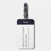 JadeアールデコACCIO™ Spellグラフィック ラゲッジタグ (裏面縦)