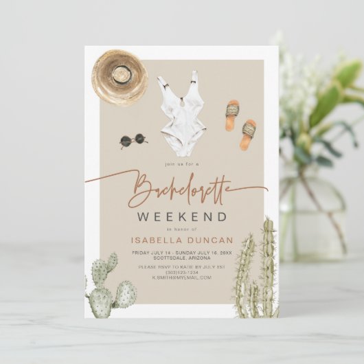 JADEボヘミアンデザートカボスバチェロレッテの旅程 招待状 (スタンド正面)