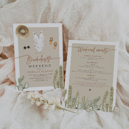 JADEボヘミアンデザートカボスバチェロレッテの旅程 招待状