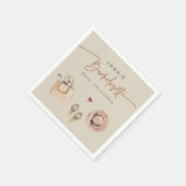 JADEボヘミアンナパワインカントリーバチェロレッテ スタンダードカクテルナプキン (角)