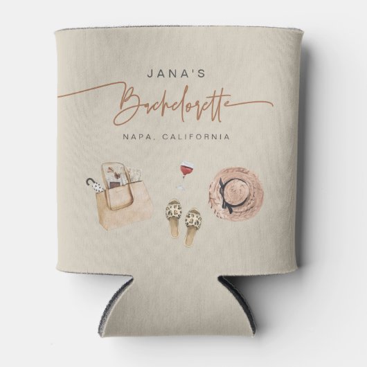 JADEボヘミアンナパワインカントリーバチェロレッテ 缶クーラー (正面)